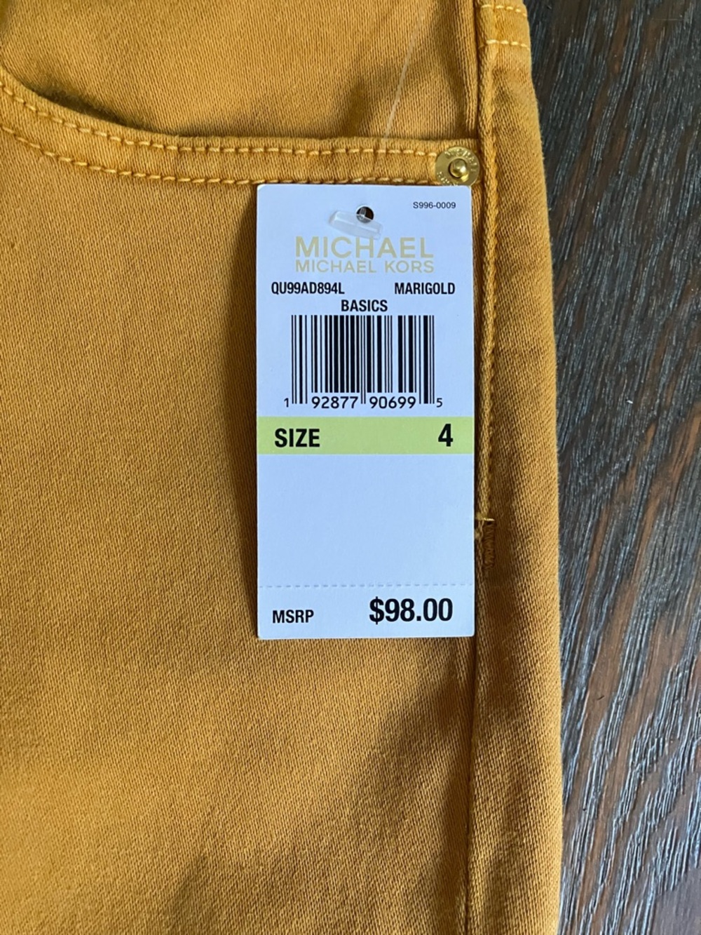 NWT Michael Kors marigold jeans - Picture 5 of 6